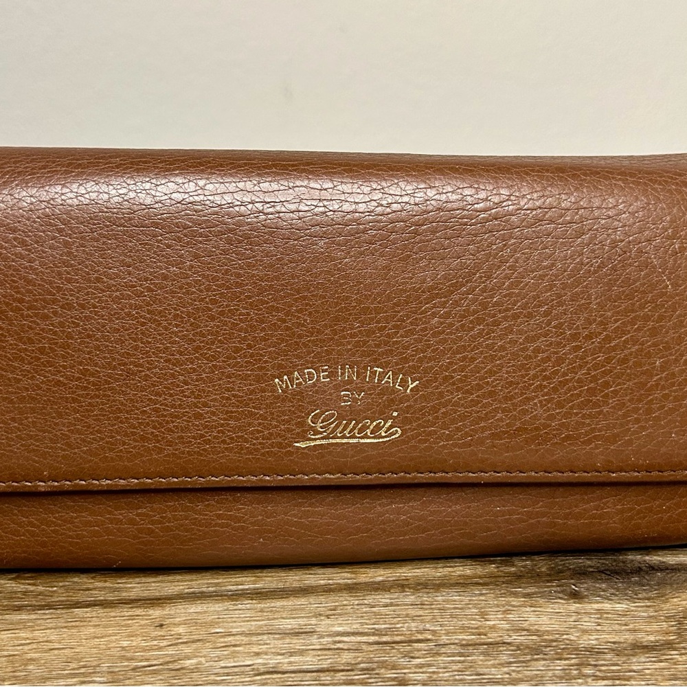 Gucci Japan limited 50th anniversary long wallet bifold Swing Flora